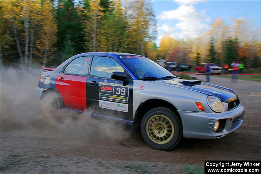 Jonathon Nagel / Max Sutton Subaru Impreza on SS5, Far Point I.