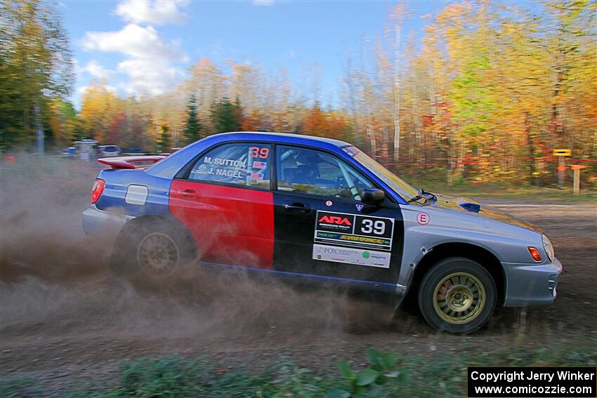 Jonathon Nagel / Max Sutton Subaru Impreza on SS5, Far Point I.