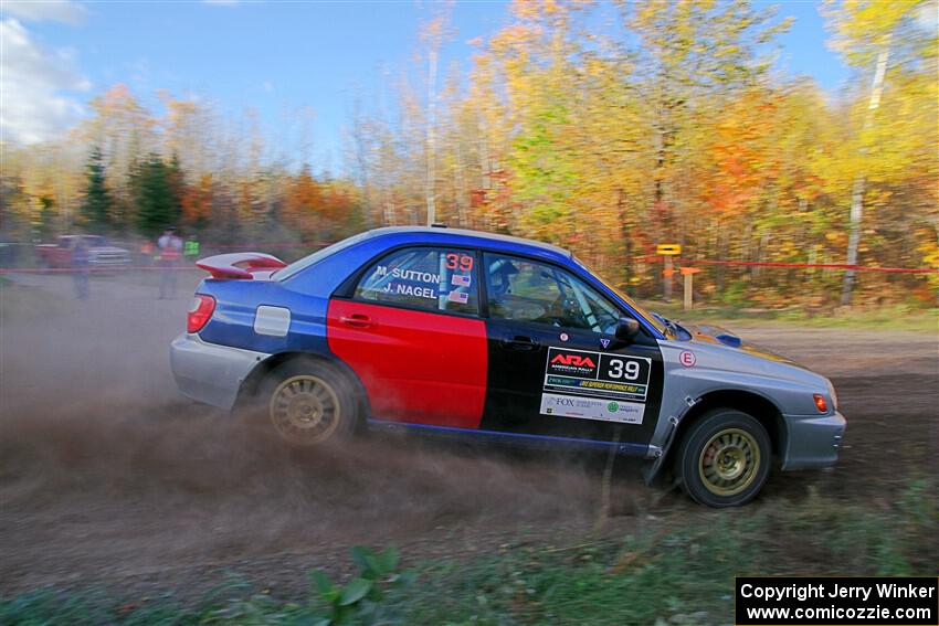 Jonathon Nagel / Max Sutton Subaru Impreza on SS5, Far Point I.