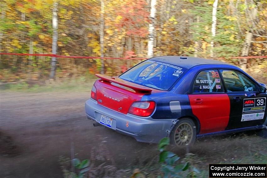 Jonathon Nagel / Max Sutton Subaru Impreza on SS5, Far Point I.