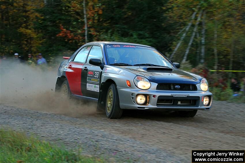 Jonathon Nagel / Max Sutton Subaru Impreza on SS5, Far Point I.