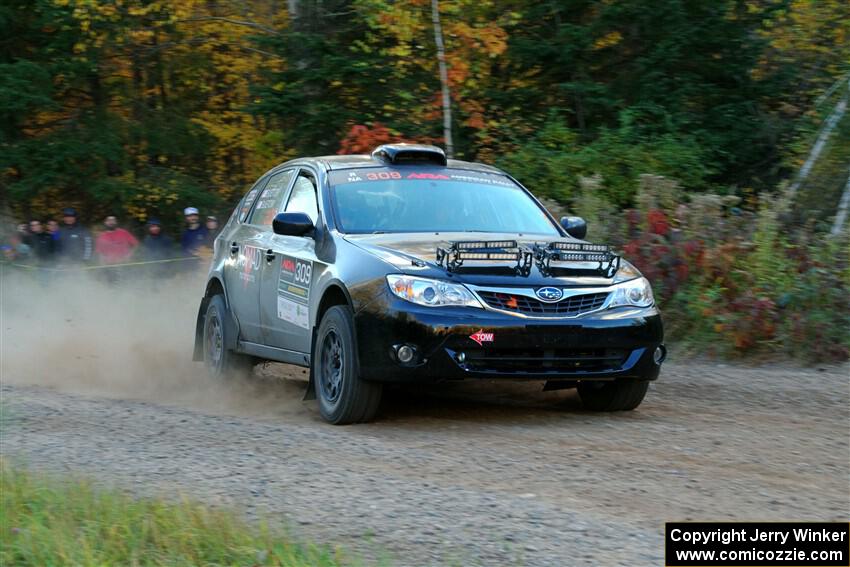 Erik Buetow / Jordan Buetow Subaru Impreza on SS5, Far Point I.