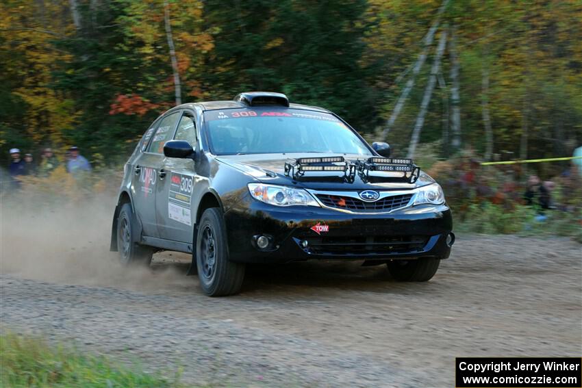 Erik Buetow / Jordan Buetow Subaru Impreza on SS5, Far Point I.