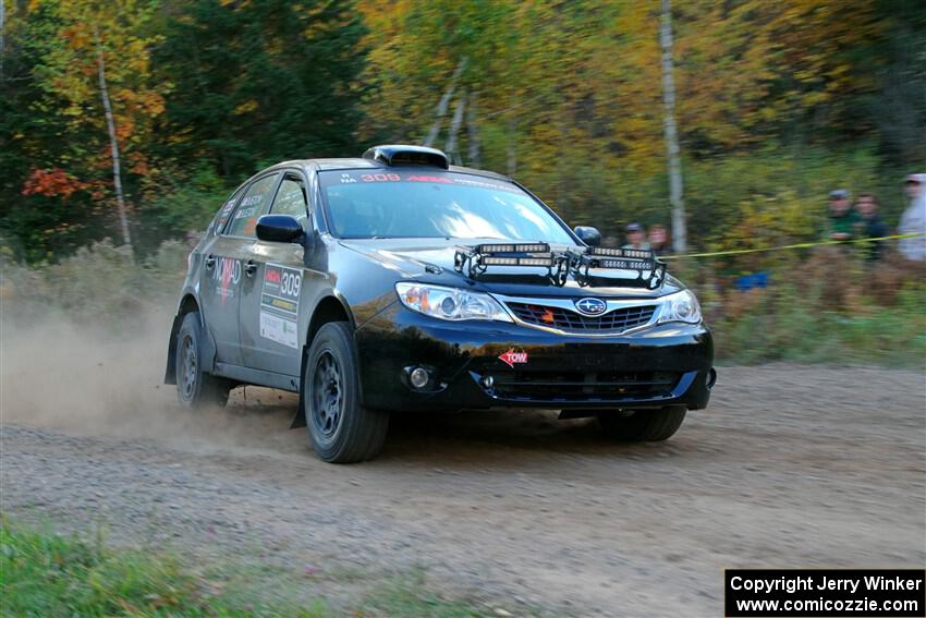 Erik Buetow / Jordan Buetow Subaru Impreza on SS5, Far Point I.