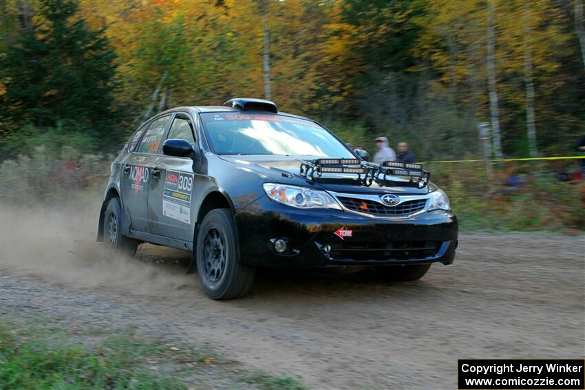 Erik Buetow / Jordan Buetow Subaru Impreza on SS5, Far Point I.