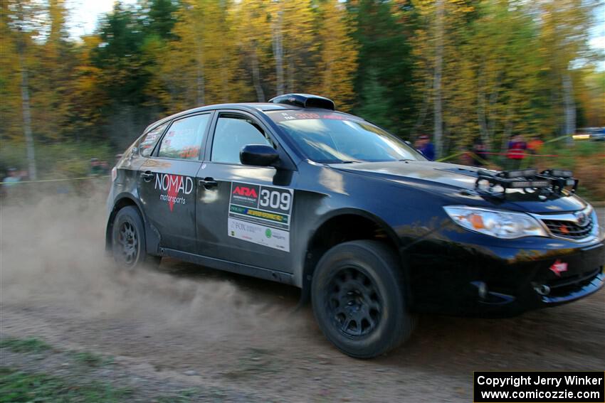 Erik Buetow / Jordan Buetow Subaru Impreza on SS5, Far Point I.