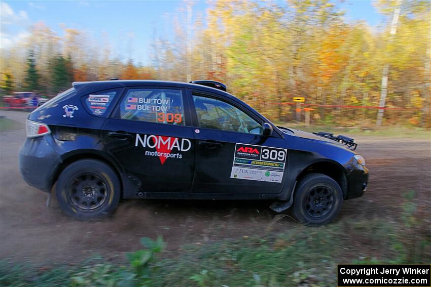 Erik Buetow / Jordan Buetow Subaru Impreza on SS5, Far Point I.