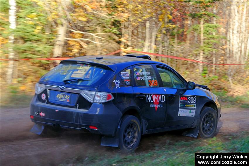 Erik Buetow / Jordan Buetow Subaru Impreza on SS5, Far Point I.