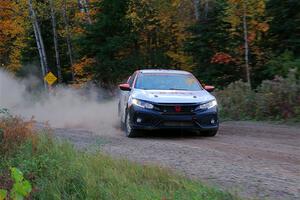 Gabriel Nieves / Oliver Kokenge Honda Civic Hatchback Sport on SS5, Far Point I.