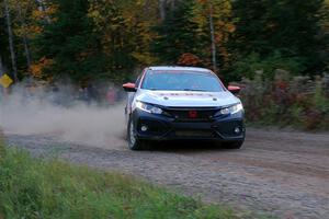 Gabriel Nieves / Oliver Kokenge Honda Civic Hatchback Sport on SS5, Far Point I.