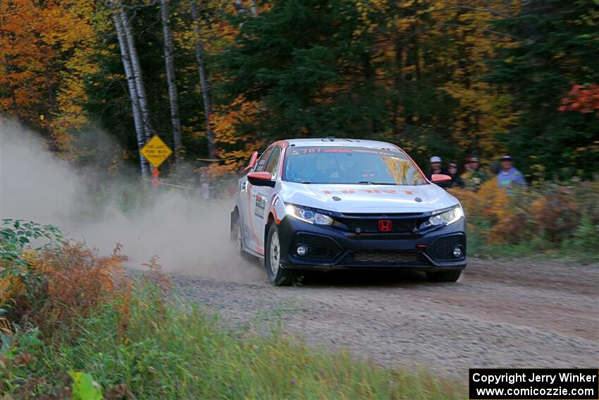 Gabriel Nieves / Oliver Kokenge Honda Civic Hatchback Sport on SS5, Far Point I.