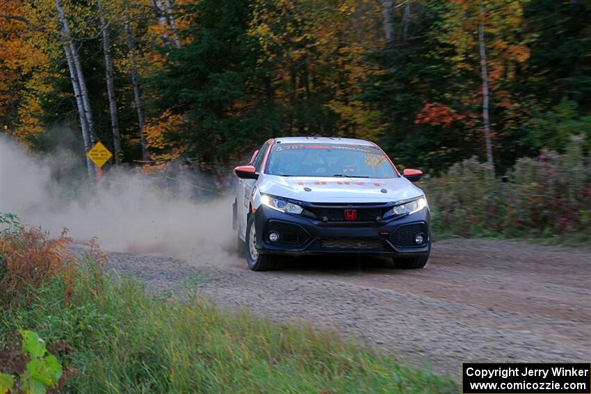 Gabriel Nieves / Oliver Kokenge Honda Civic Hatchback Sport on SS5, Far Point I.