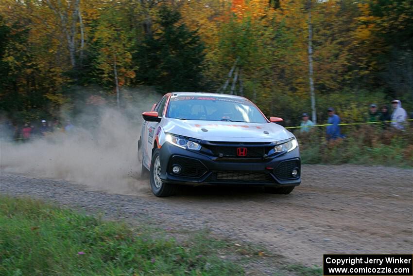 Gabriel Nieves / Oliver Kokenge Honda Civic Hatchback Sport on SS5, Far Point I.