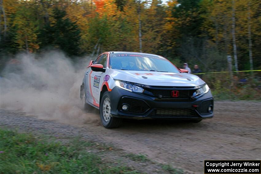 Gabriel Nieves / Oliver Kokenge Honda Civic Hatchback Sport on SS5, Far Point I.