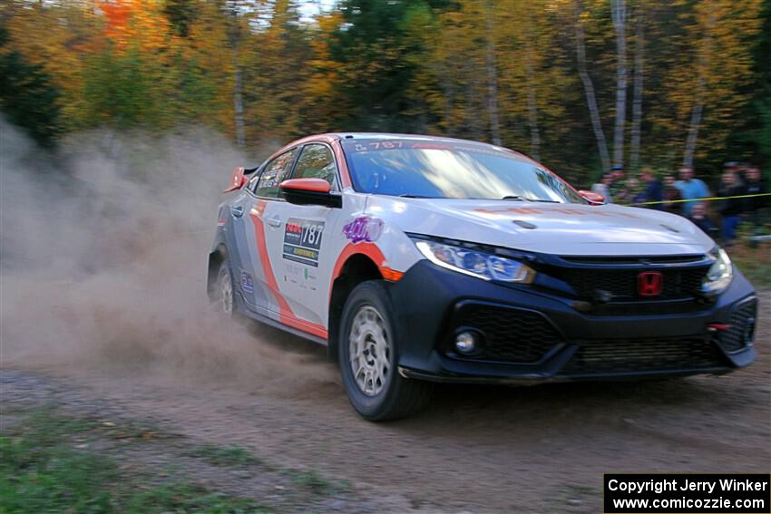 Gabriel Nieves / Oliver Kokenge Honda Civic Hatchback Sport on SS5, Far Point I.