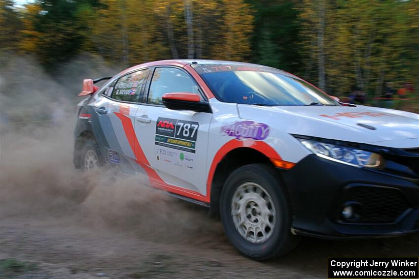 Gabriel Nieves / Oliver Kokenge Honda Civic Hatchback Sport on SS5, Far Point I.