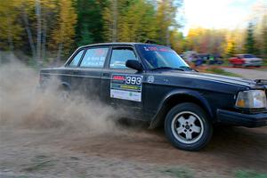 Adam Brock / Shanti Witt Volvo 244 on SS5, Far Point I.