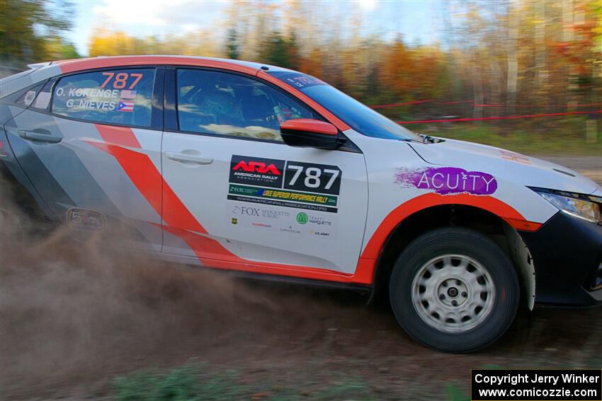 Gabriel Nieves / Oliver Kokenge Honda Civic Hatchback Sport on SS5, Far Point I.