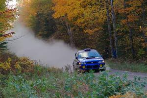 Bryan Pepp / Tim O'Brien Subaru Impreza on SS5, Far Point I.