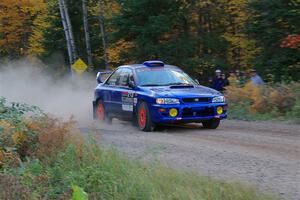 Bryan Pepp / Tim O'Brien Subaru Impreza on SS5, Far Point I.