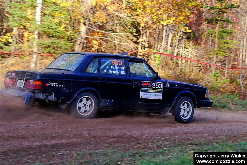 Adam Brock / Shanti Witt Volvo 244 on SS5, Far Point I.