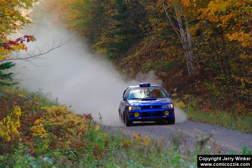 Bryan Pepp / Tim O'Brien Subaru Impreza on SS5, Far Point I.