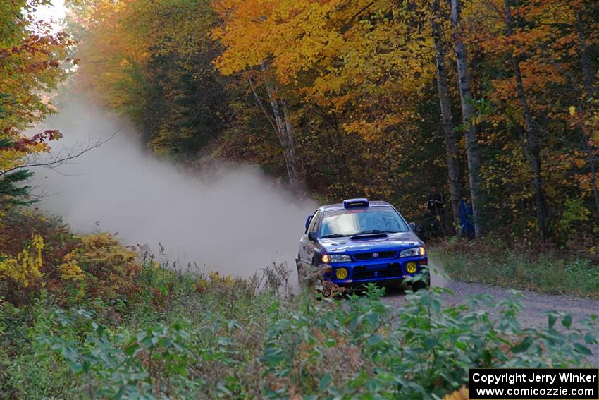 Bryan Pepp / Tim O'Brien Subaru Impreza on SS5, Far Point I.