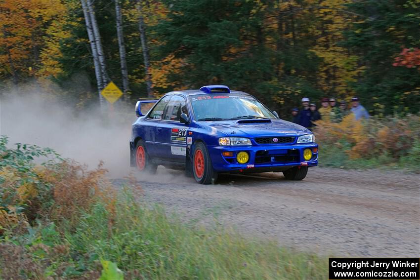 Bryan Pepp / Tim O'Brien Subaru Impreza on SS5, Far Point I.