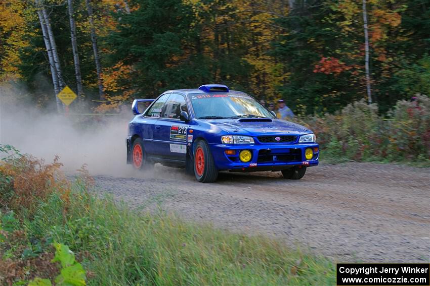 Bryan Pepp / Tim O'Brien Subaru Impreza on SS5, Far Point I.