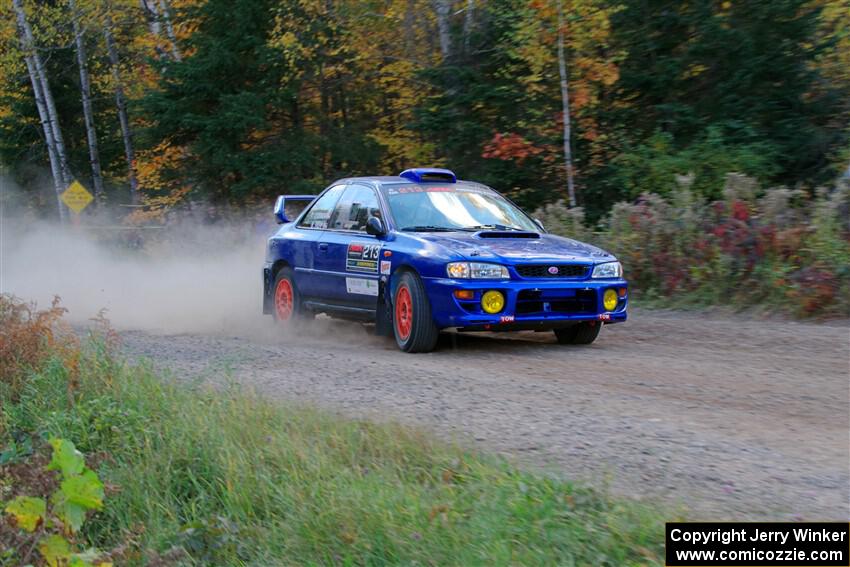 Bryan Pepp / Tim O'Brien Subaru Impreza on SS5, Far Point I.