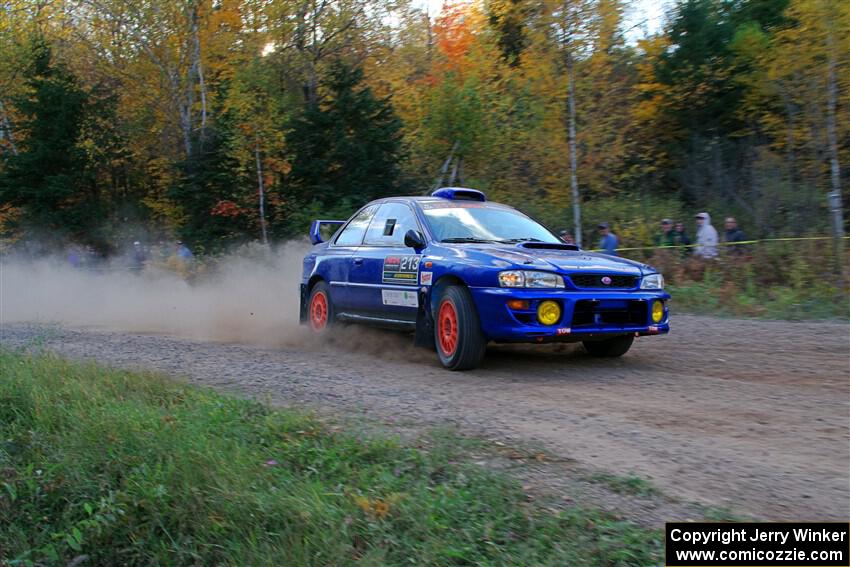 Bryan Pepp / Tim O'Brien Subaru Impreza on SS5, Far Point I.