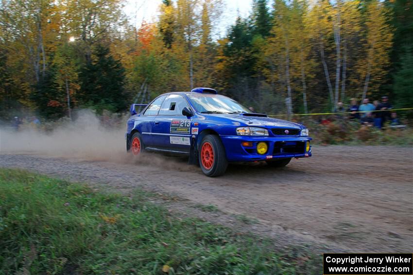 Bryan Pepp / Tim O'Brien Subaru Impreza on SS5, Far Point I.