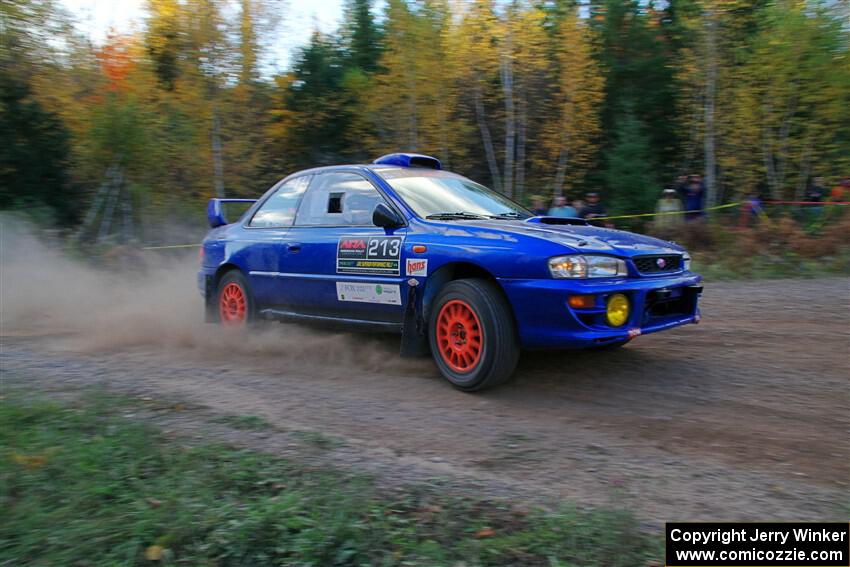 Bryan Pepp / Tim O'Brien Subaru Impreza on SS5, Far Point I.