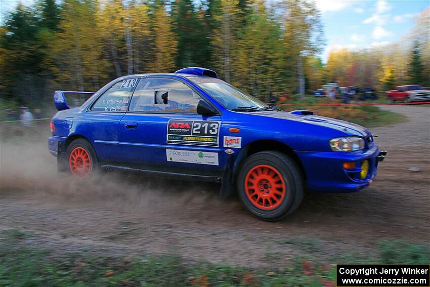 Bryan Pepp / Tim O'Brien Subaru Impreza on SS5, Far Point I.