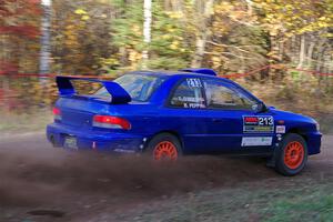 Bryan Pepp / Tim O'Brien Subaru Impreza on SS5, Far Point I.