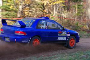 Bryan Pepp / Tim O'Brien Subaru Impreza on SS5, Far Point I.