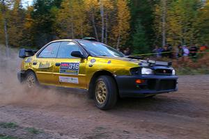 Sean Costello / Steve Blomquist-Scanlan Subaru Impreza 2.5RS on SS5, Far Point I.