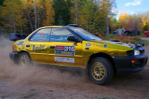 Sean Costello / Steve Blomquist-Scanlan Subaru Impreza 2.5RS on SS5, Far Point I.