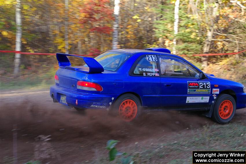 Bryan Pepp / Tim O'Brien Subaru Impreza on SS5, Far Point I.