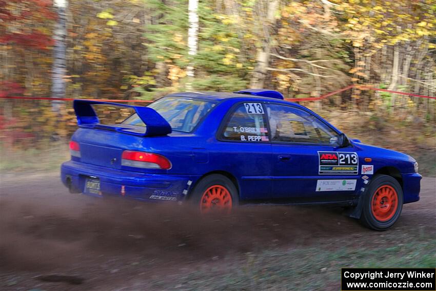 Bryan Pepp / Tim O'Brien Subaru Impreza on SS5, Far Point I.