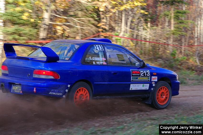 Bryan Pepp / Tim O'Brien Subaru Impreza on SS5, Far Point I.