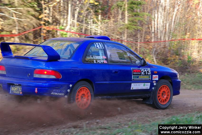 Bryan Pepp / Tim O'Brien Subaru Impreza on SS5, Far Point I.