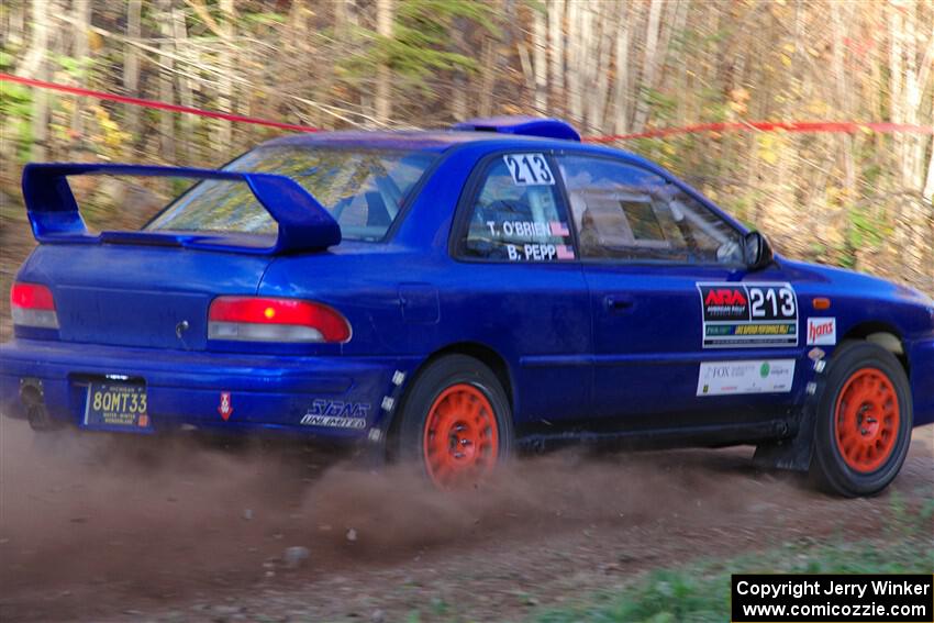 Bryan Pepp / Tim O'Brien Subaru Impreza on SS5, Far Point I.