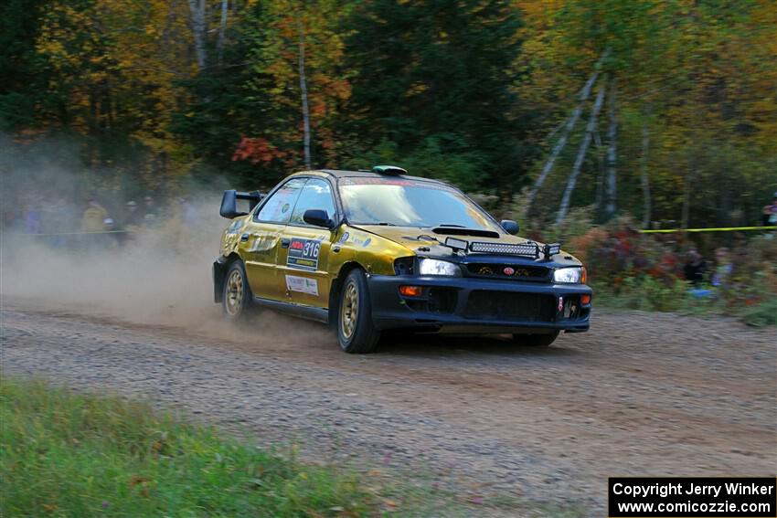 Sean Costello / Steve Blomquist-Scanlan Subaru Impreza 2.5RS on SS5, Far Point I.