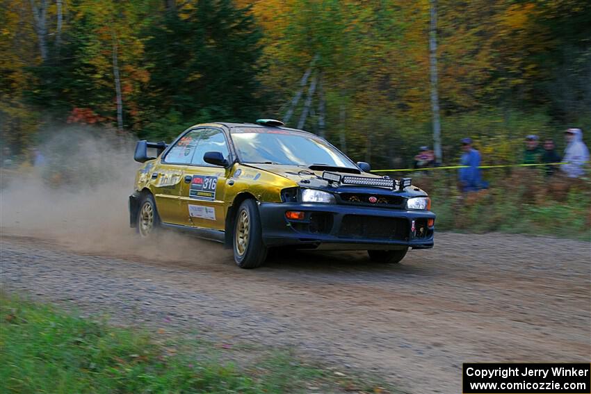 Sean Costello / Steve Blomquist-Scanlan Subaru Impreza 2.5RS on SS5, Far Point I.