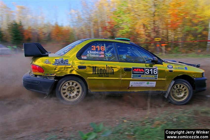 Sean Costello / Steve Blomquist-Scanlan Subaru Impreza 2.5RS on SS5, Far Point I.