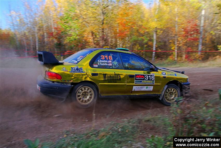 Sean Costello / Steve Blomquist-Scanlan Subaru Impreza 2.5RS on SS5, Far Point I.