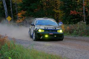 Chase Blakely / Mike Callaway VW GTI GTX on SS5, Far Point I.