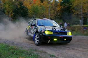 Chase Blakely / Mike Callaway VW GTI GTX on SS5, Far Point I.