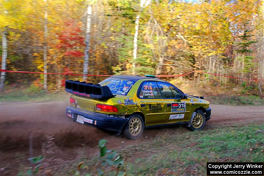 Sean Costello / Steve Blomquist-Scanlan Subaru Impreza 2.5RS on SS5, Far Point I.